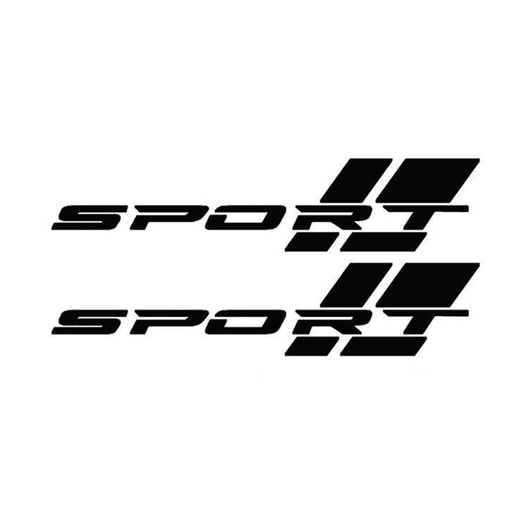 برچسب بدنه خودرو شیپرس طرح SPORT کد Ss005M بسته دو عددی