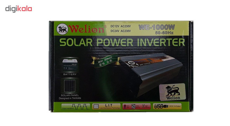 مبدل برق خودرو ویلیون مدل Green-1000W