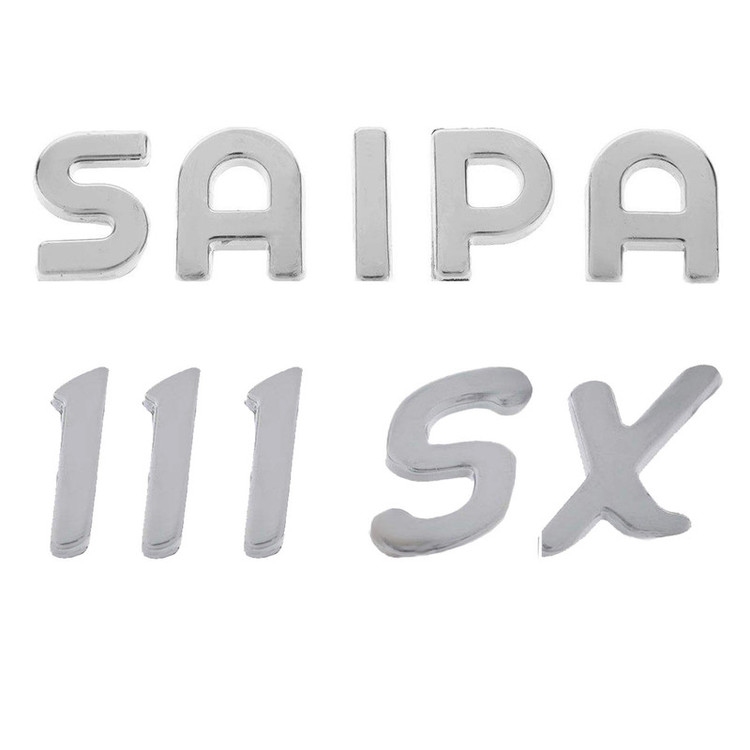 آرم صندوق عقب خودرو بیلگین مدل Sp-111SX مناسب برای پراید مجموعه 2 عددی