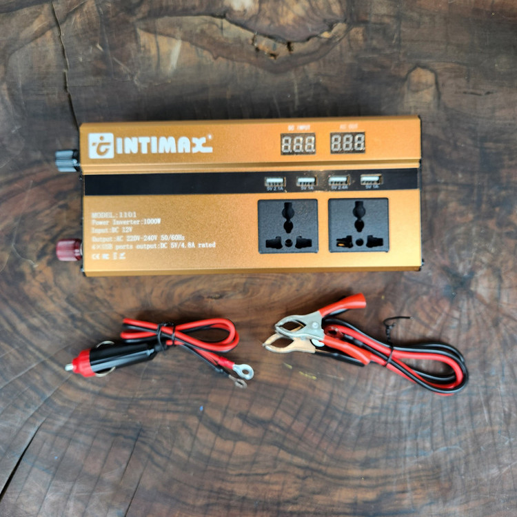 مبدل برق خودرو اینتیمکث کد 1000W