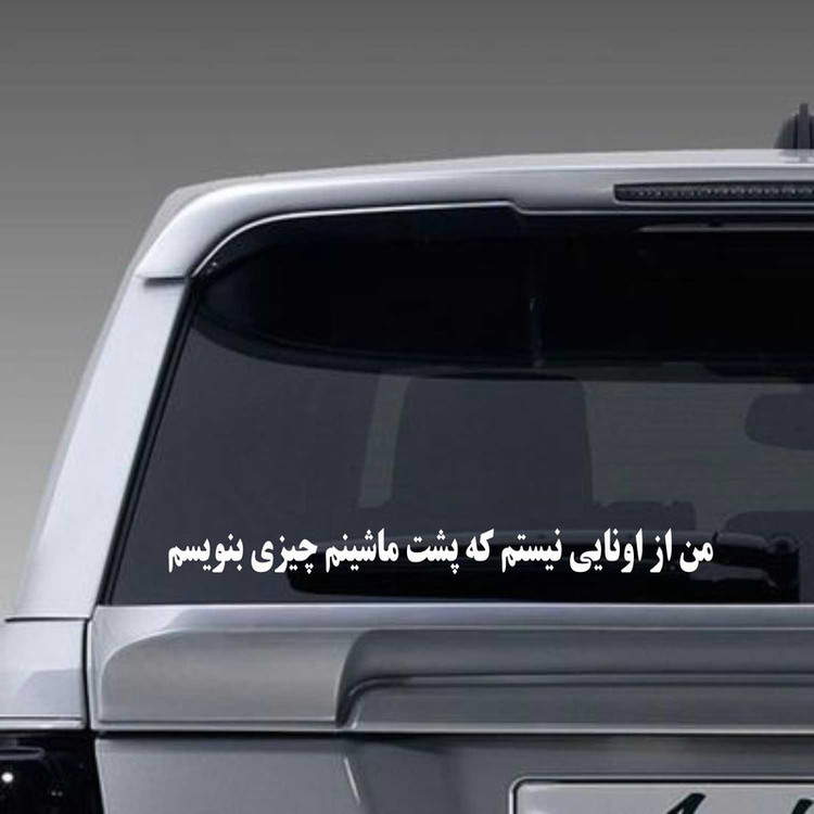 برچسب بدنه خودرو ونگارد طرح man کد M1
