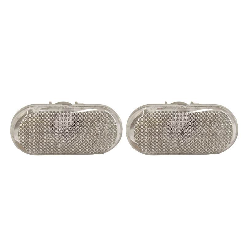 قاب راهنما گلگیر خودرو قطعه سازان کبیر مدل GHB-L90WH-30508 مناسب برای رنو L90 مجموعه 2 عددی