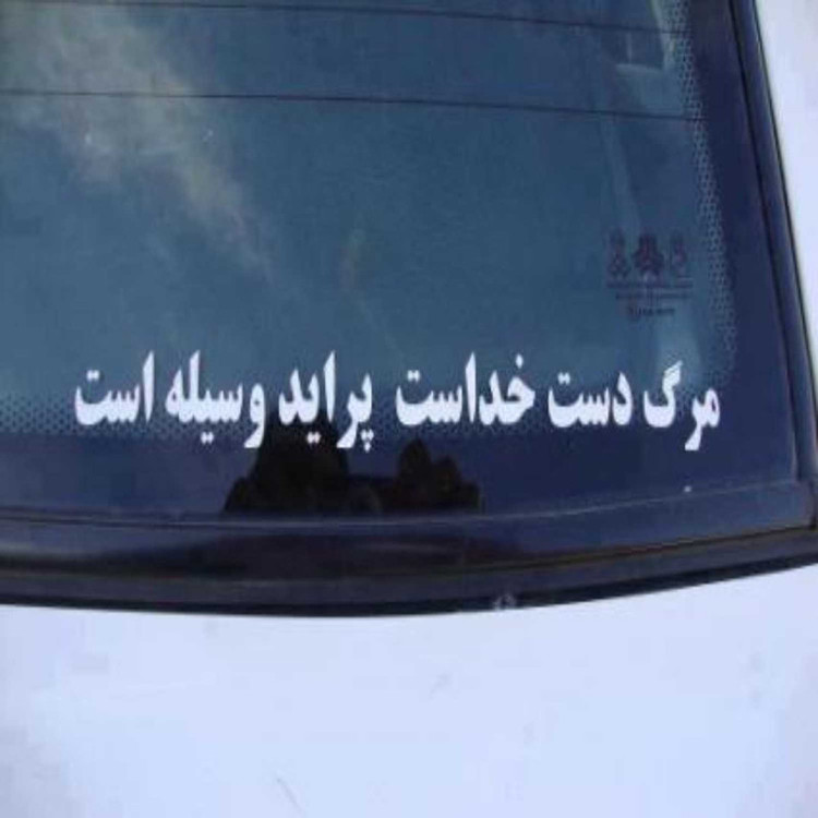 برچسب بدنه خودرو ونگارد طرح dead کد M1
