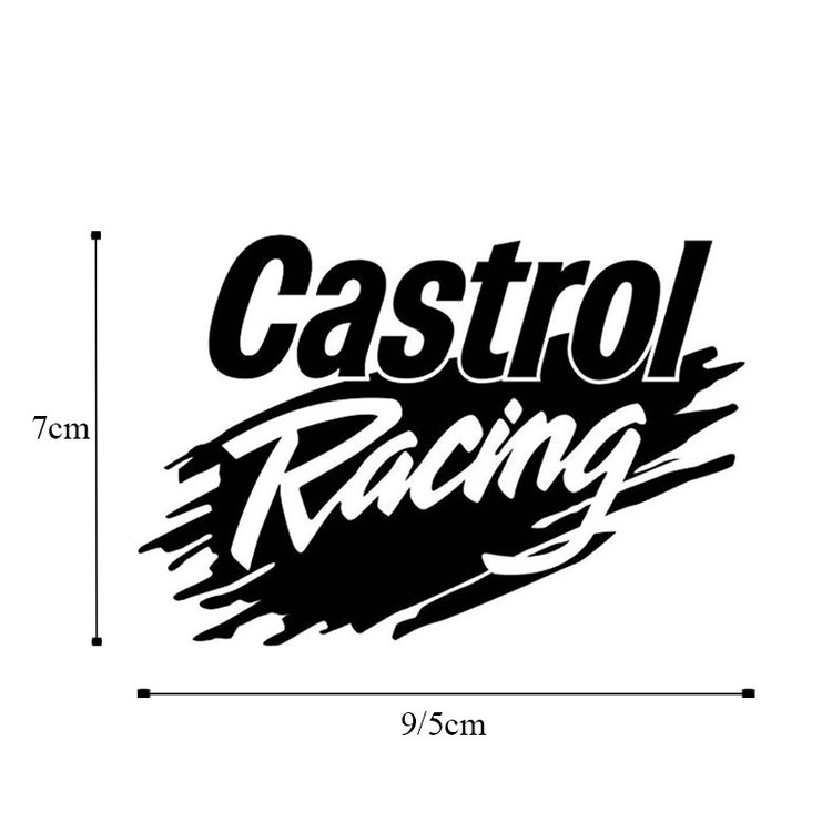 برچسب بدنه خودرو طرح CastrolRacing کد b259