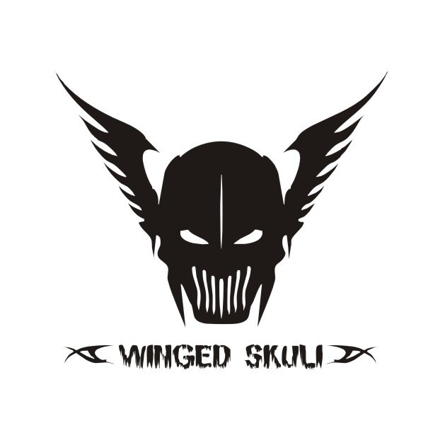 برچسب بدنه خودرو لیزارد مدل اسپورت طرح winged skuli کد LZD-824