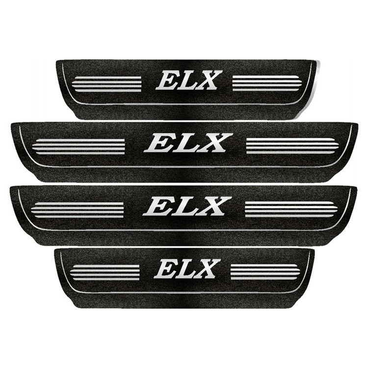 برچسب پارکابی خودرو مهدیار طرح چرم ELX کد pka1093 بسته 4 عددی