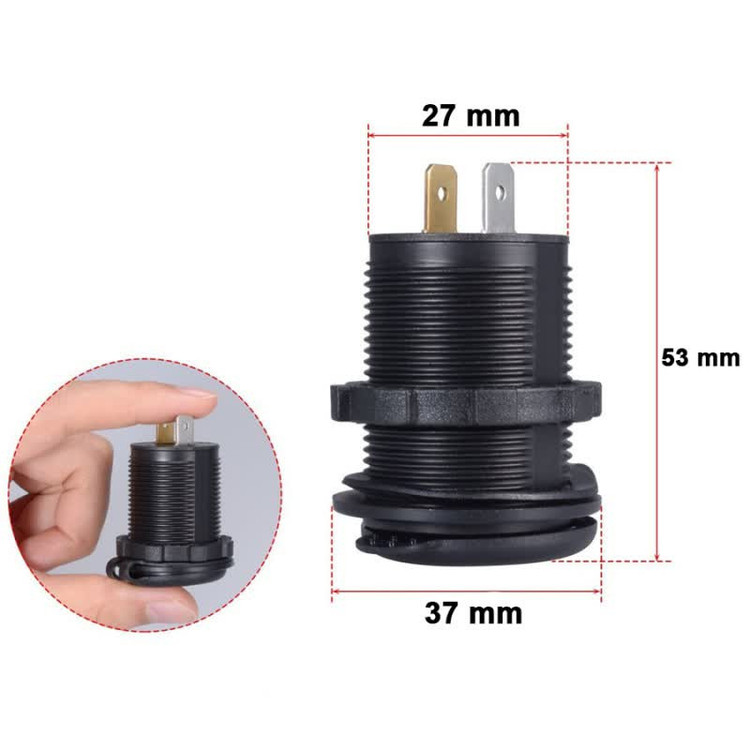 نمایشگر ولتاژ و شارژر 4 پورت مدل TYPE-C