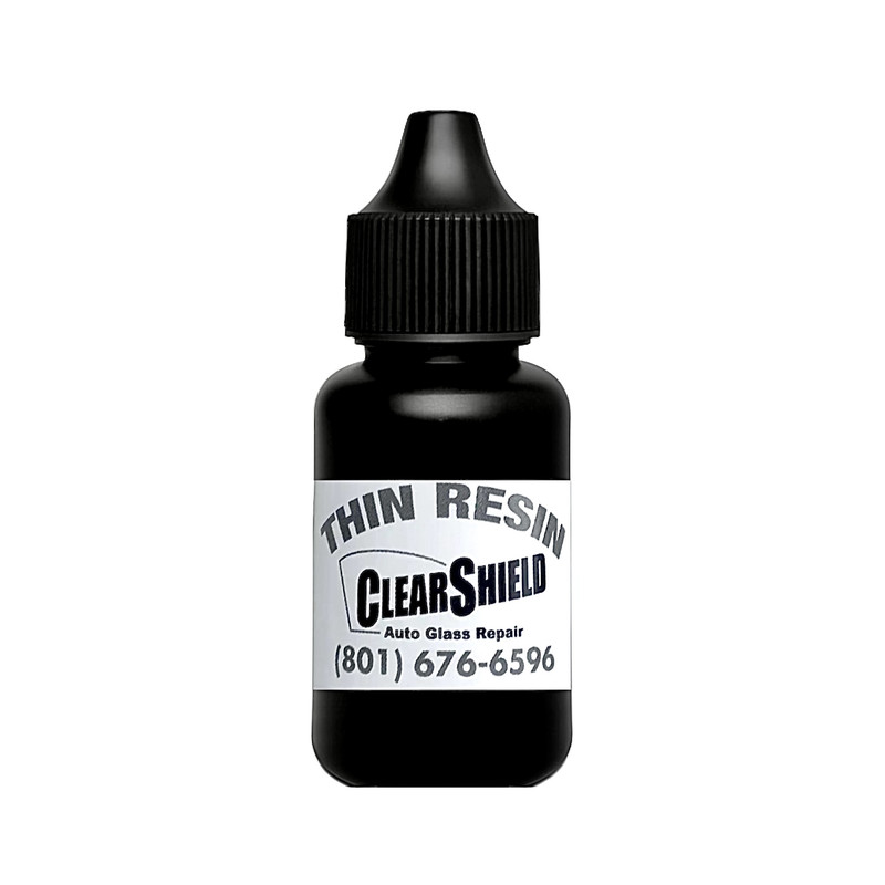 چسب ترمیم کننده شیشه خودرو مدل Thin-Resin-Black حجم 30 میلی لیتر