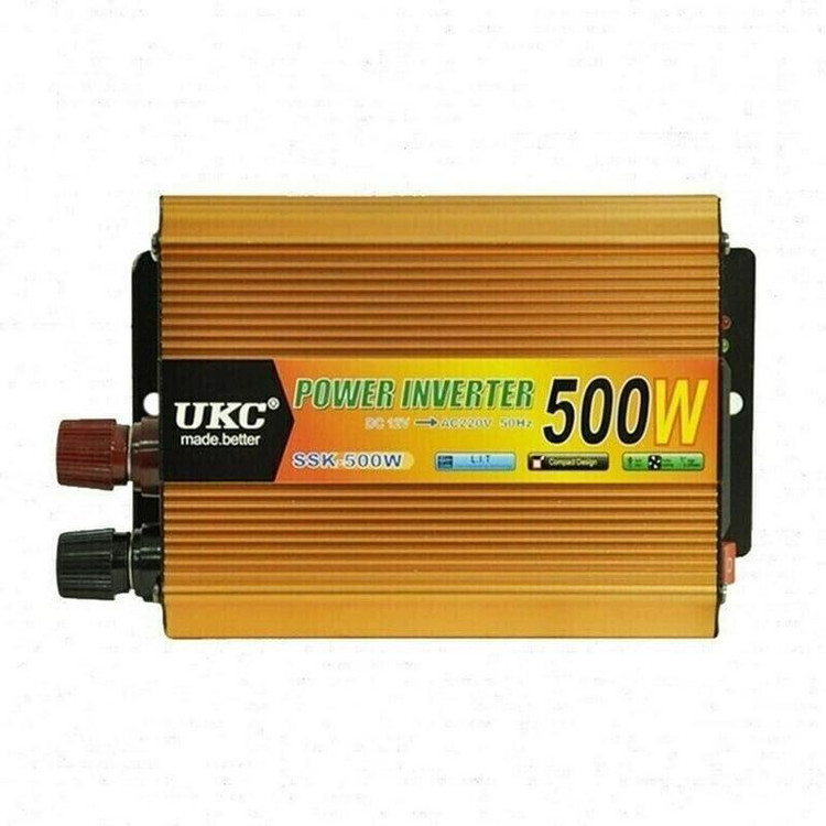 مبدل برق خودرو یو کی سی مدل uk-500W