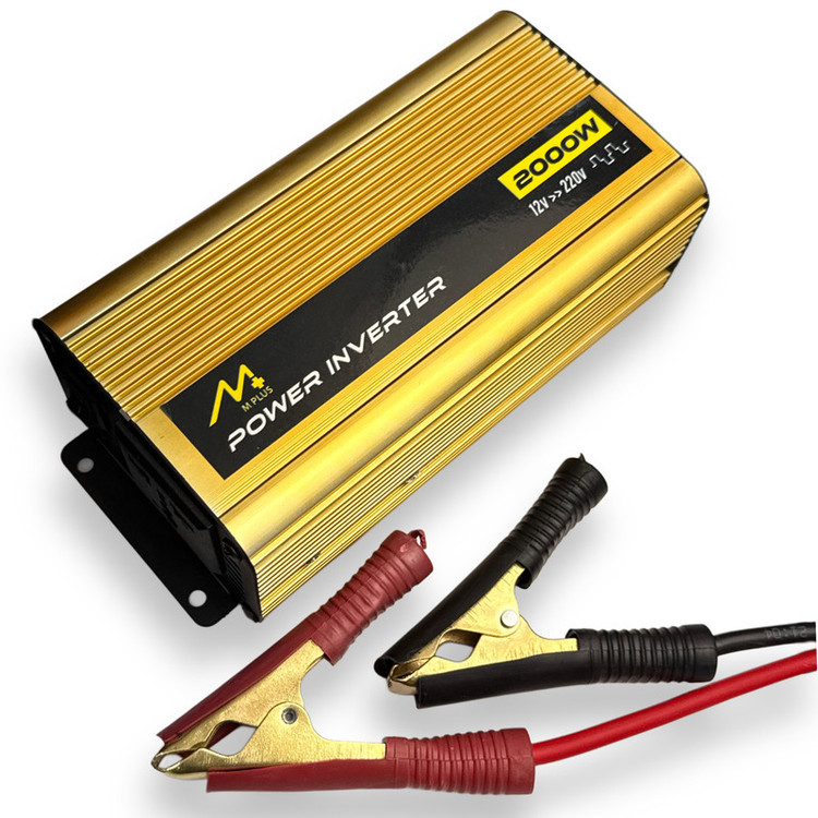 مبدل برق خودرو ام پلاس مدل 12V-TO-220V-2000W