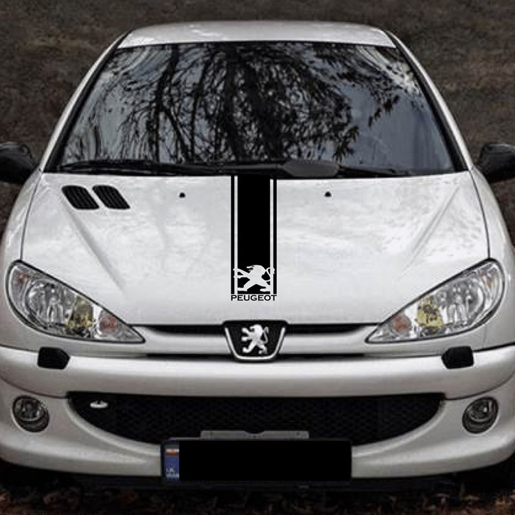 برچسب بدنه خودرو اسپرت غدیر طرح HOOD CAR کد 04