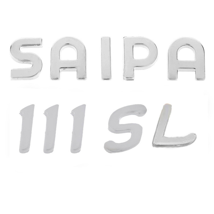آرم صندوق عقب خودرو بیلگین مدل Prd-111SL مناسب برای پراید مجموعه 2 عددی