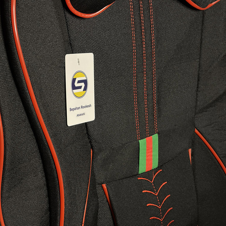ست کامل روکش صندلی خودرو سپاهان روکش مدل GUCCI-249 مناسب برای سایپا 131-132