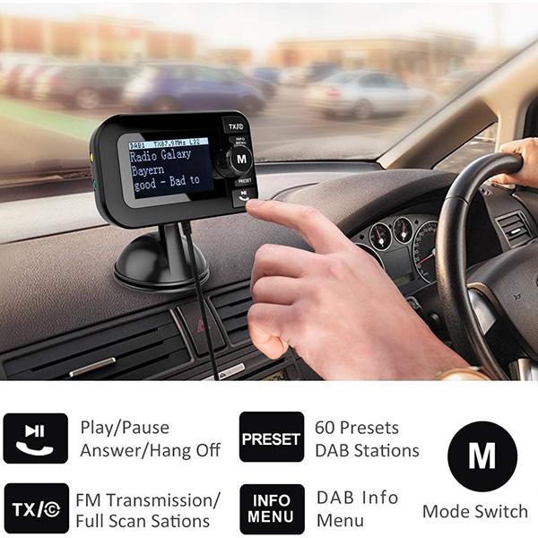 کیت هوشمند فندکی خودرو مدل DAB-005