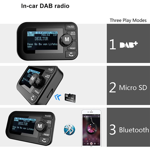 کیت هوشمند فندکی خودرو مدل DAB-005