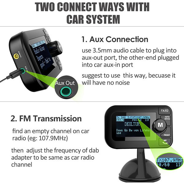 کیت هوشمند فندکی خودرو مدل DAB-005