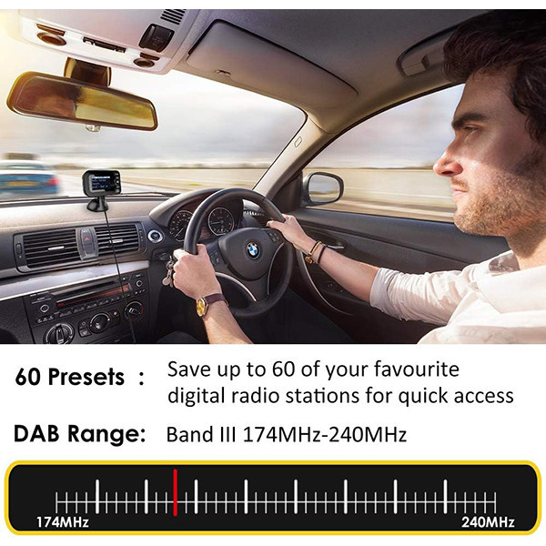 کیت هوشمند فندکی خودرو مدل DAB-005