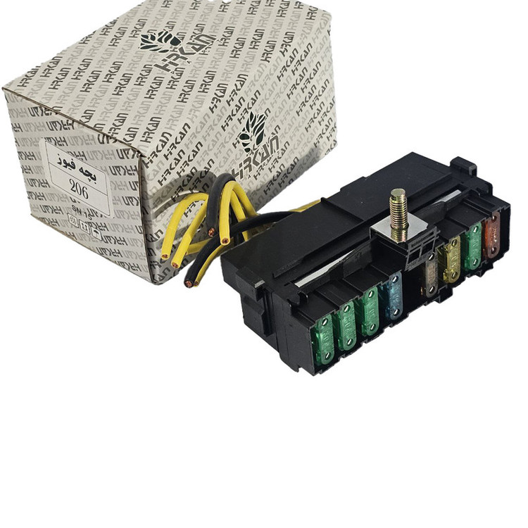 جعبه فیوز هیرکان پارت کد bbz-825 مناسب برای پژو 206