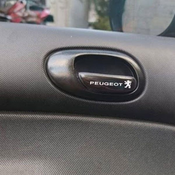 ست برچسب روی دستگیره داخلی خودرو چیکال مدل P-770 مناسب برای پژو 206 بسته 4 عددی