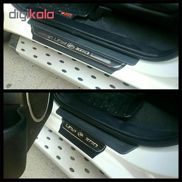 برچسب پارکابی خودرو کد SK041 مناسب برای لیفان ایکس 60 مجموعه 4 عددی