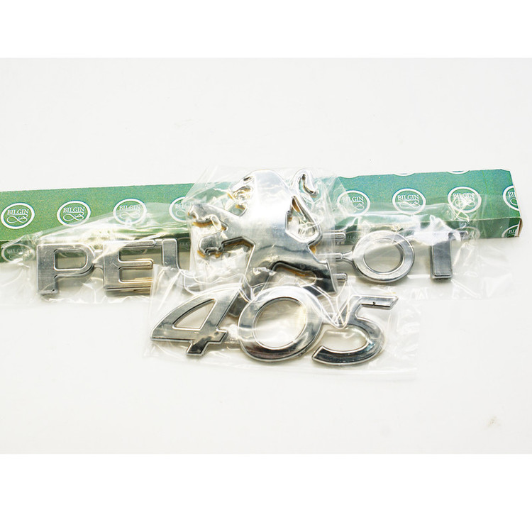 آرم صندوق عقب خودرو بیلگین مدل SLX-3 مناسب برای پژو 405 SLX مجموعه 3 عددی