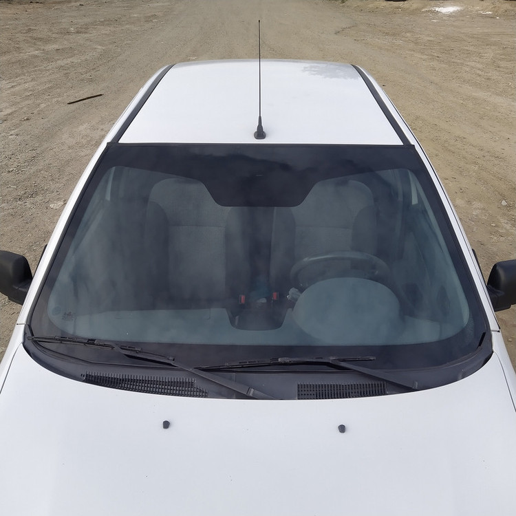 برچسب آفتابگیر شیشه جلو خودرو آرسی زد اسپرت مدل Spider2022Tiba مناسب برای ساینا