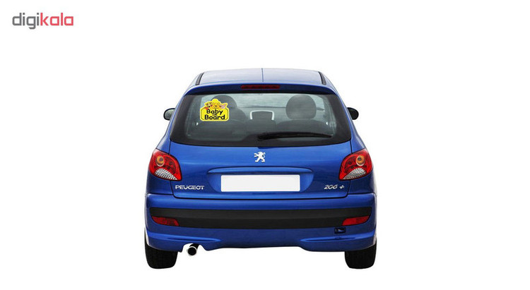برچسب بدنه خودرو طرح Baby on Board مدل Po