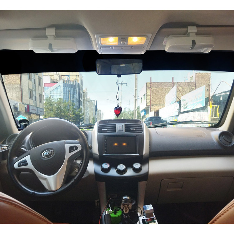 برچسب آفتابگیر شیشه جلو مدل SIMPL LFN مناسب برای لیفان X60