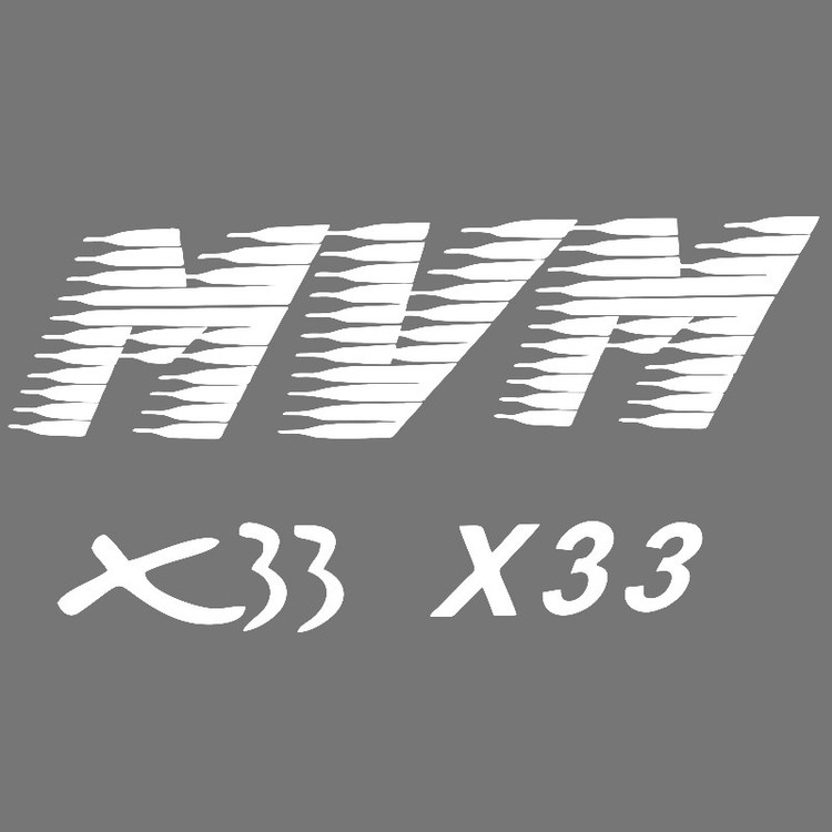 برچسب قاب زاپاس خودرو طرح mvm x33