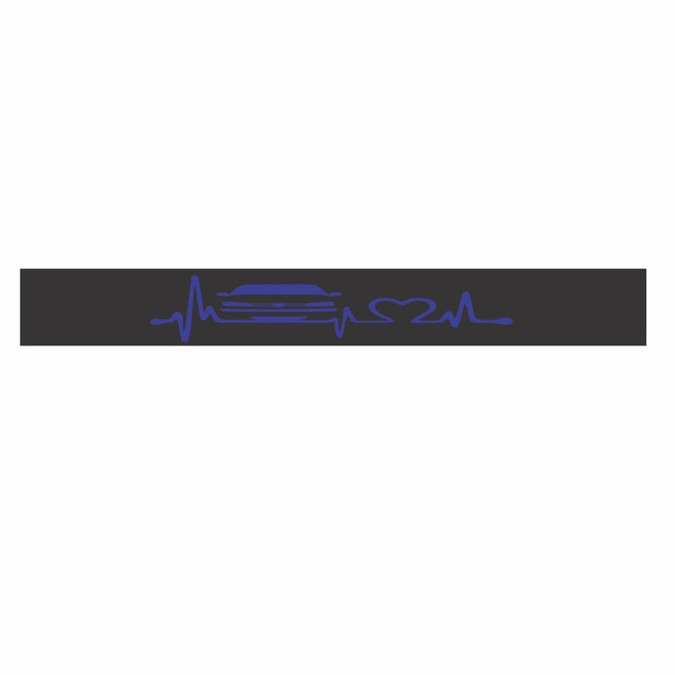 برچسب شیشه خودرو استیریت اسپرت طرح ویندشیلد مدل آفتابگیر کد d5