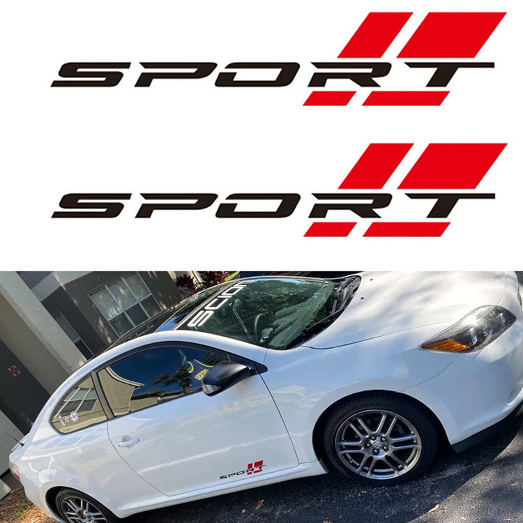 برچسب بدنه خودرو شیپرس طرح SPORT کد Ss007MR بسته دو عددی