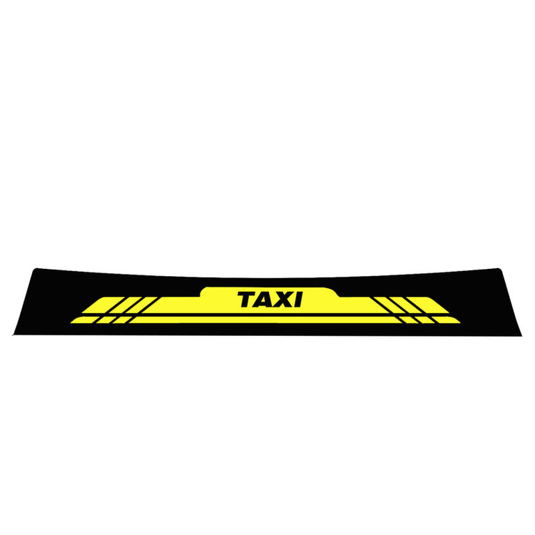 برچسب آفتابگیر شیشه جلو مدل TAXI SAM01 مناسب برای سمند
