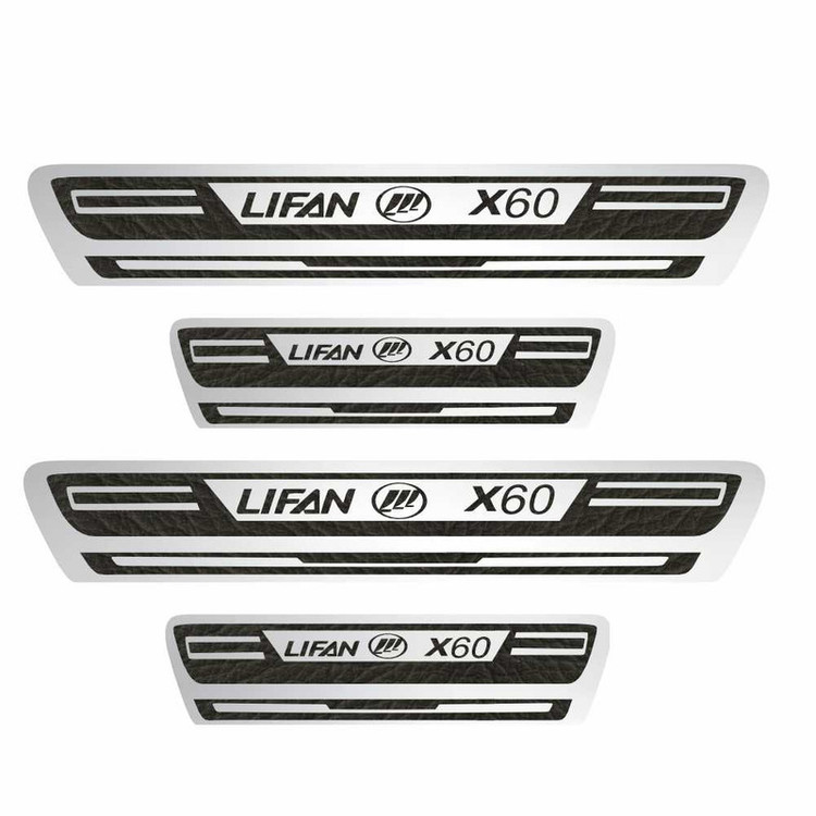 برچسب پارکابی خودرو کد A030 مناسب برای لیفان x 60 بسته 4 عددی