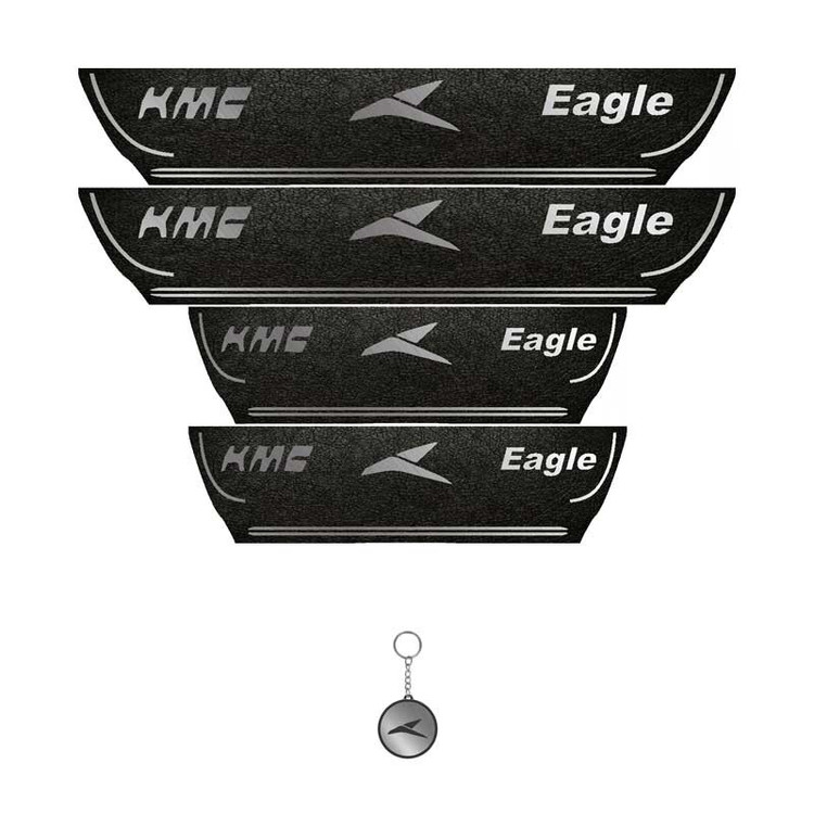 برچسب پارکابی خودرو لندمون کد LPt029 MS مناسب برای کی ام سی ایگل به همراه جا کلیدی مجموعه 4 عددی