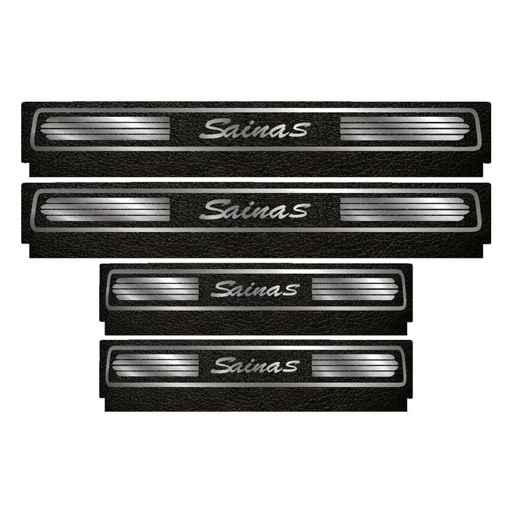 برچسب پارکابی خودرو لندمون کد LM234 MS مناسب برای ساینا اس مجموعه 4 عددی به همراه جا کلیدی