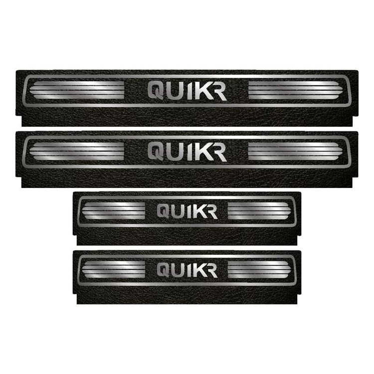 برچسب پارکابی خودرو لندمون کد LM109 MS مناسب برای کوییک آر مجموعه 4 عددی بهمراه جاکلیدی