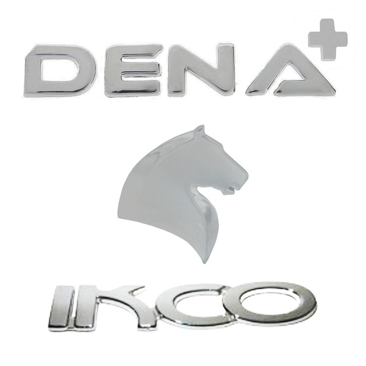 آرم صندوق عقب خودرو بیلگین مدل dena+3 مناسب برای دنا پلاس مجموعه 3 عددی