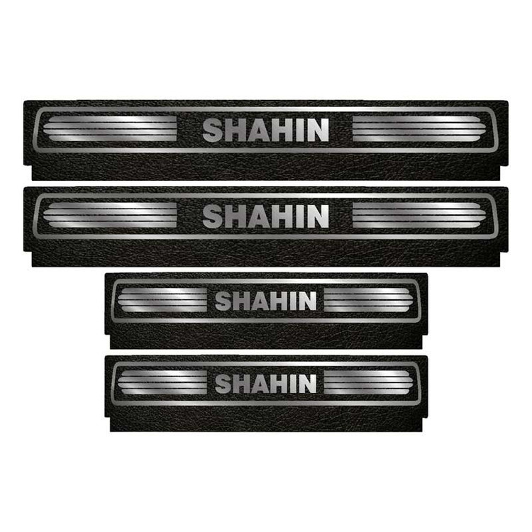 برچسب پارکابی خودرو لندمون کد LM094 MS مناسب برای شاهین مجموعه 4 عددی به همراه جا کلیدی