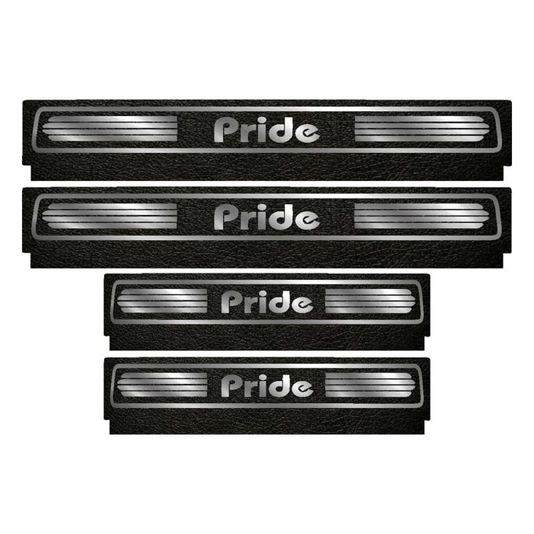 برچسب پارکابی خودرو لندمون کد LM105 MS مناسب برای پراید مجموعه 4 عددی به همراه جاکلیدی