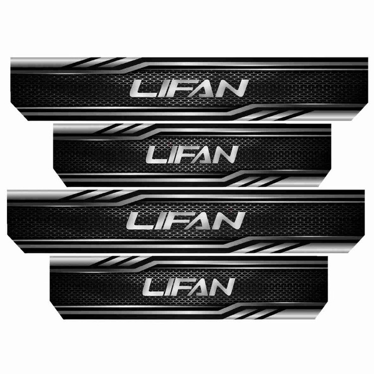 برچسب پارکابی خودرو رایسان کد SP2037 مناسب برای لیفان مجموعه 4 عددی