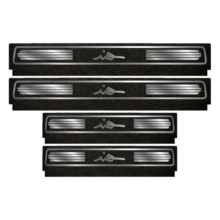 برچسب پارکابی خودرو لندمون کد LM236 MS مناسب برای سهند مجموعه 4 عددی به همراه جا کلیدی
