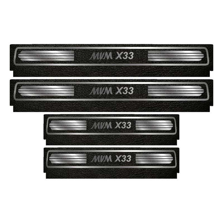 برچسب پارکابی خودرو لندمون کد LM233 MS مناسب برای ام وی ام X33 مجموعه 4 عددی به همراه جا کلیدی