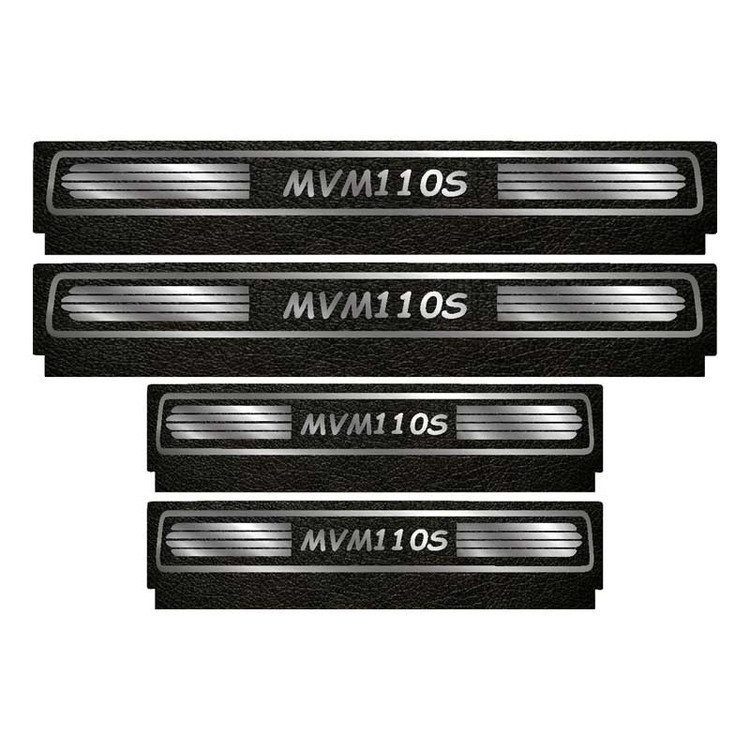 برچسب پارکابی خودرو لندمون کد LM084 MS مناسب برای ام وی ام 110 مجموعه 4 عددی به همراه جا کلیدی