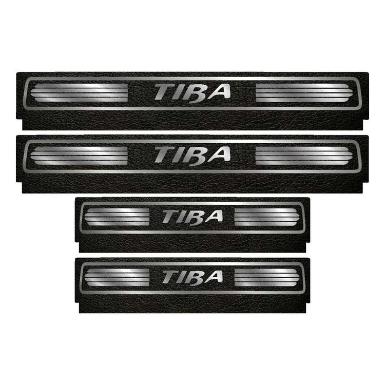 برچسب پارکابی خودرو لندمون کد LM113 MS مناسب برای تیبا مجموعه 4 عددی به همراه جاکلیدی