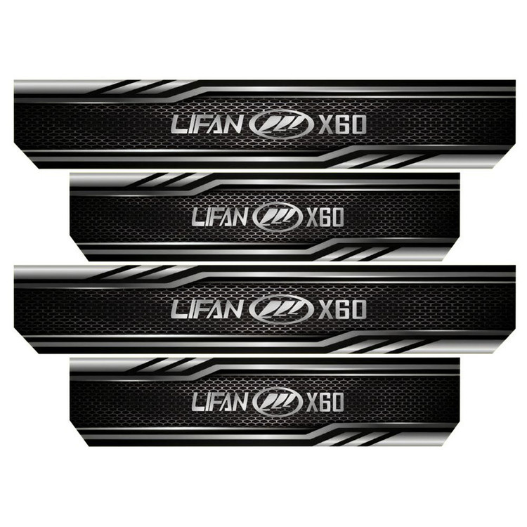 برچسب پارکابی خودرو رایسان کد SP2028 مناسب برای لیفان X60 بسته 4 عددی