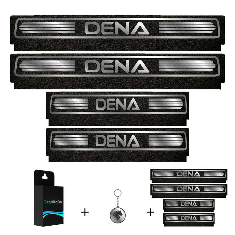 برچسب پارکابی خودرو لندمون کد LM134 MS مناسب برای دنا مجموعه 4 عددی به همراه جاکلیدی