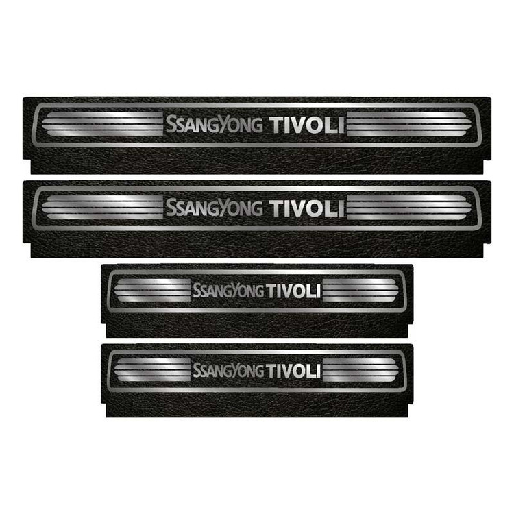 برچسب پارکابی خودرو لندمون کد LM119 MS مناسب برای تیوولی مجموعه 4 عددی به همراه جا کلیدی