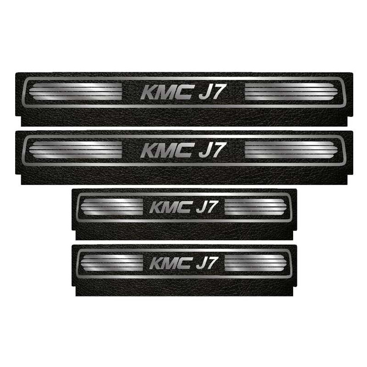 برچسب پارکابی خودرو لندمون کد LM239 MS مناسب برای کی ام سی J7 مجموعه 4 عددی به همراه جا کلیدی