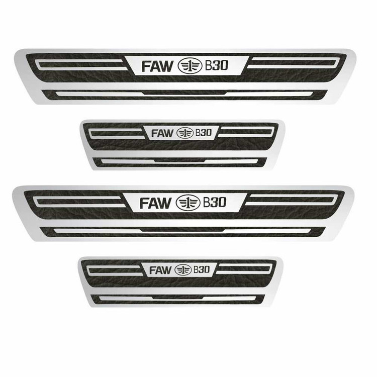 برچسب پارکابی خودرو کد A026 مناسب برای Faw bestern B30 بسته 4 عددی