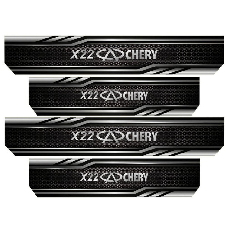 برچسب پارکابی خودرو رایسان کد SP2029 مناسب برای MVM X22 بسته 4 عددی